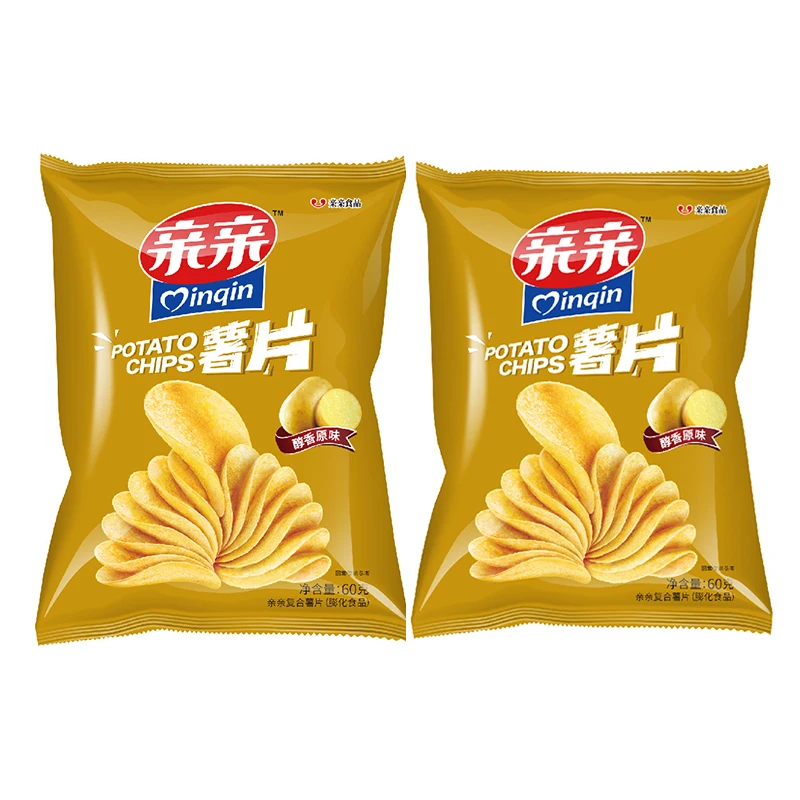 QINQIN OEM Wholesale Potato Chips 100g Potato Chips With Cheaper Price OEM Snacks Food