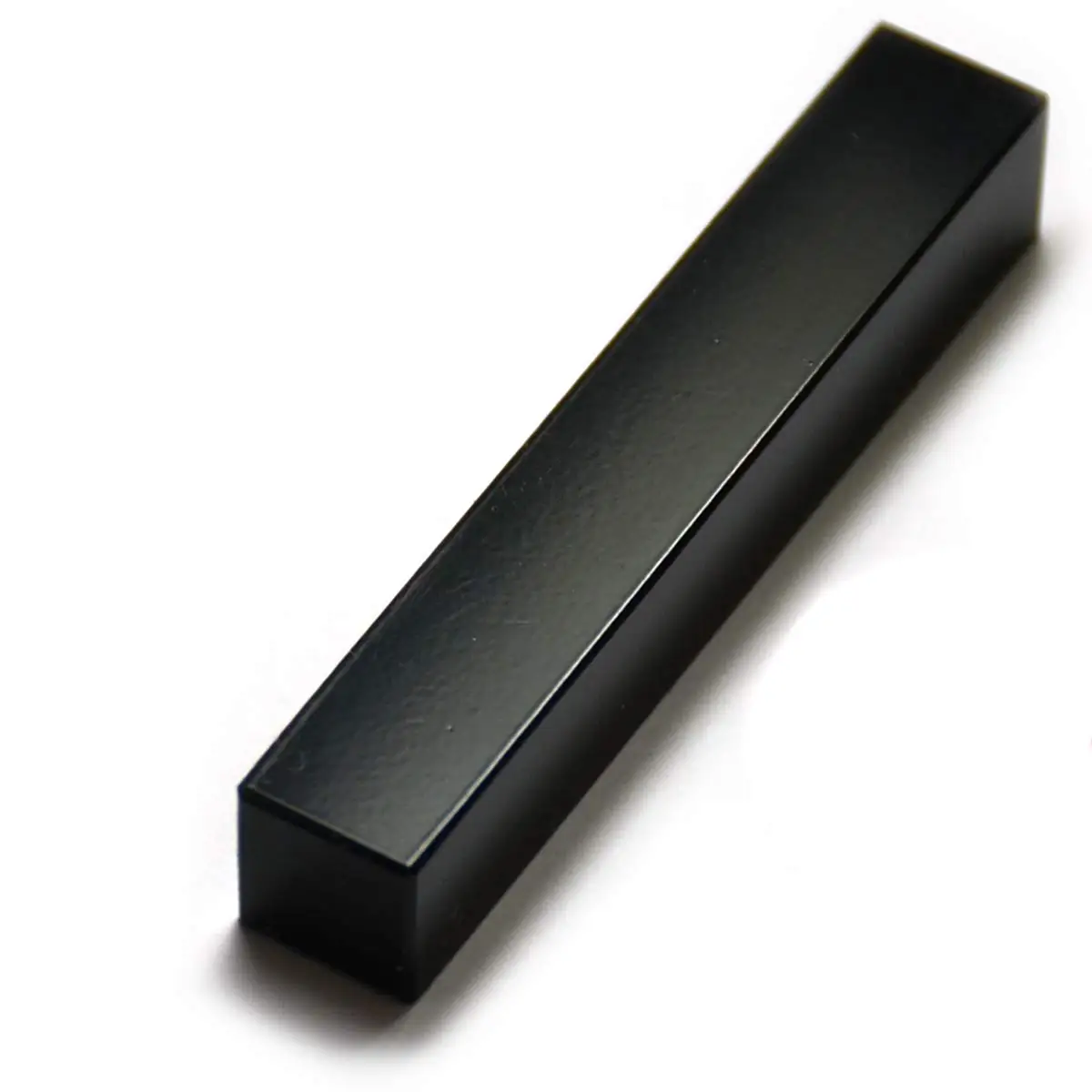 black epoxy coating ndfeb bar magnet for DIY magnetic knife holder