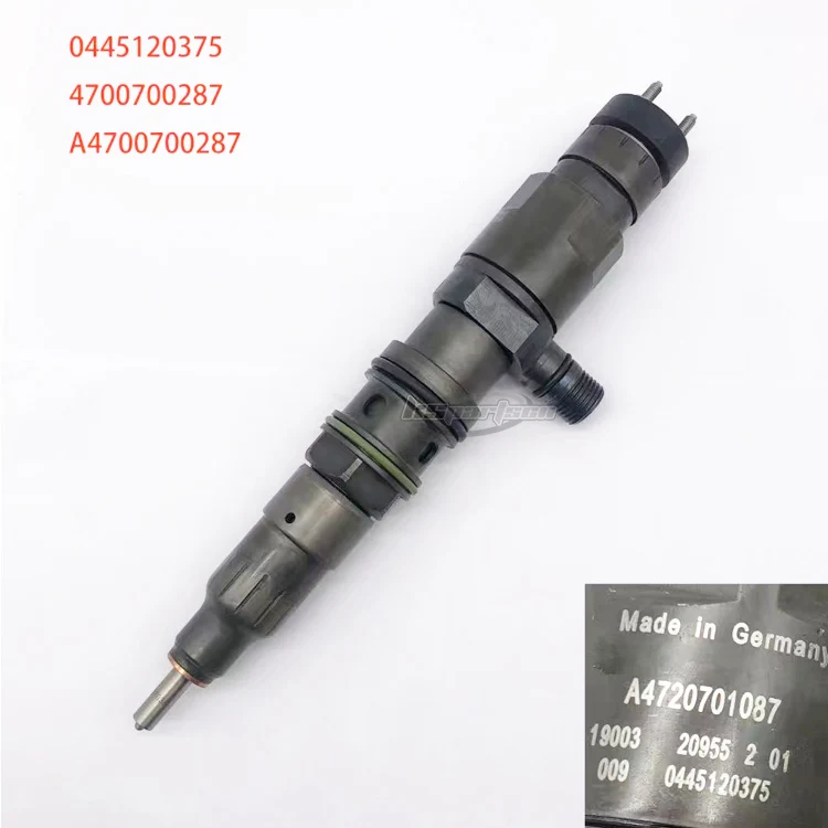 High Pressure Diesel Engine Common Rail Fuel Injector 0445120375