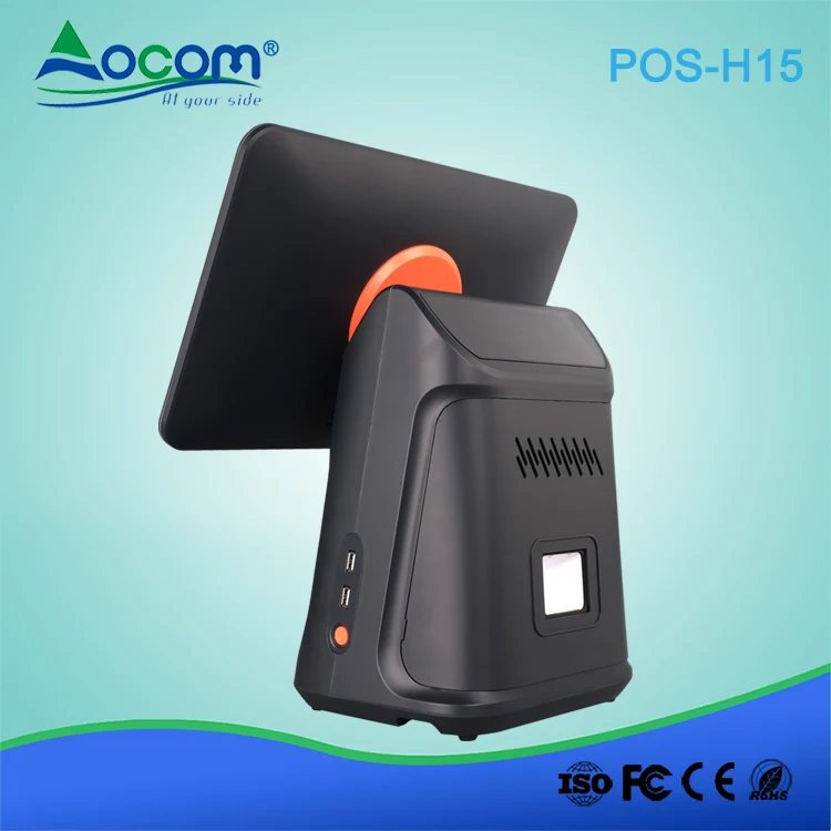 15.6 or 15.1 Inch Pos System Retail Cash Register Windows Pos System with Cash Register