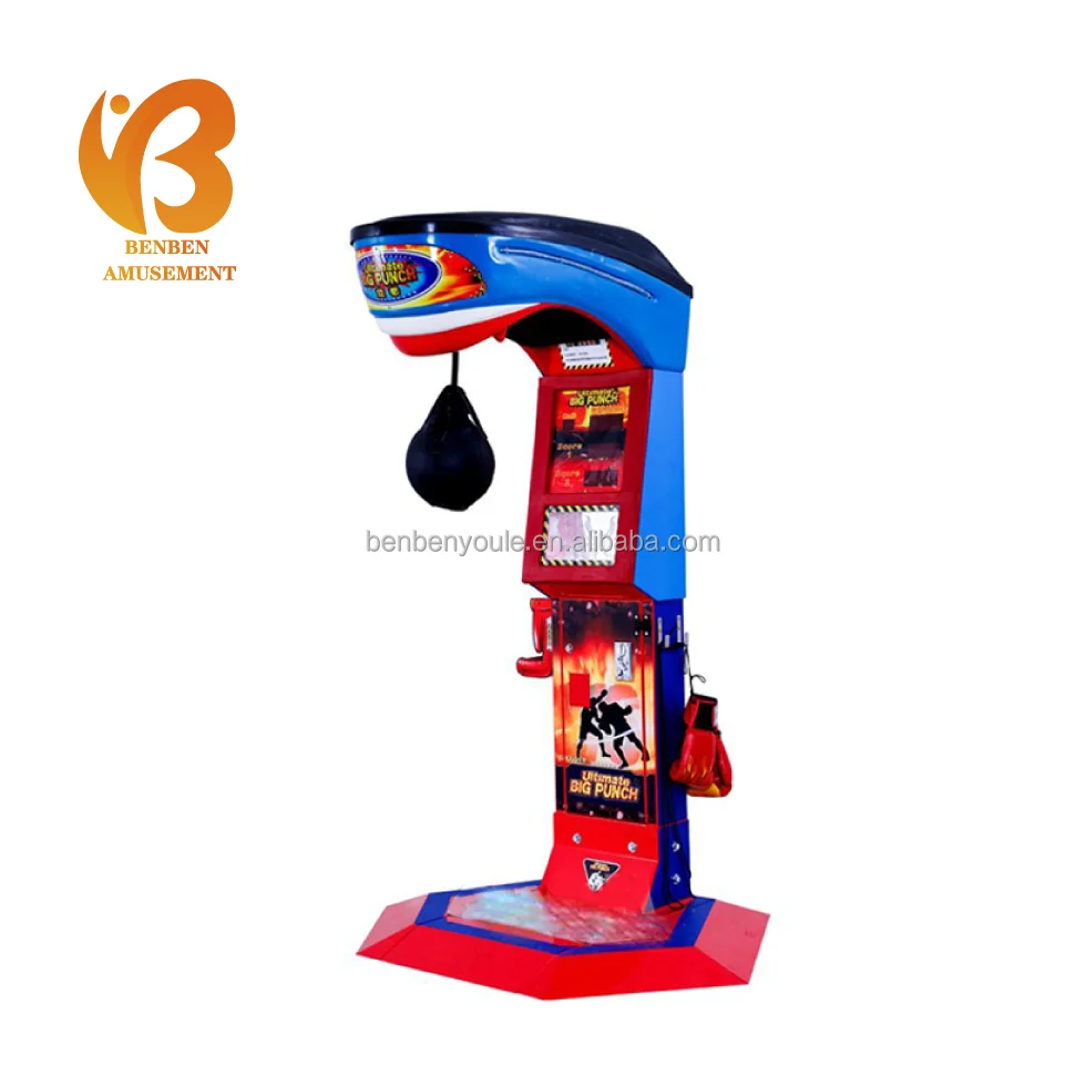 2024 Popular Electronic Gaming Boxer Boxing Punch Machine Arcade Coin Operated Punch Machine for Sale