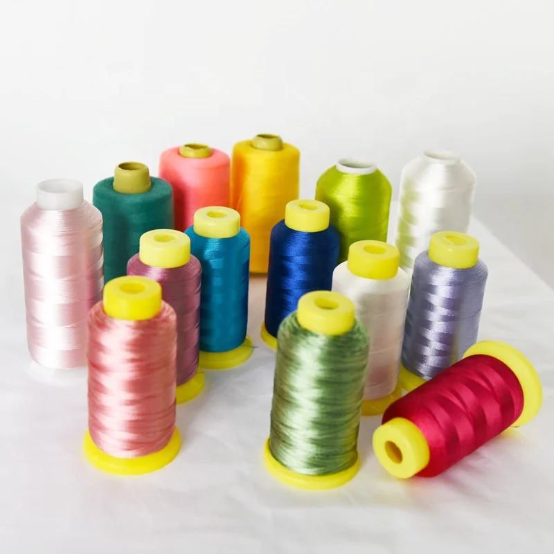 PT03  hot wholesale 120d/2  polyester embroidery 5000M machine thread