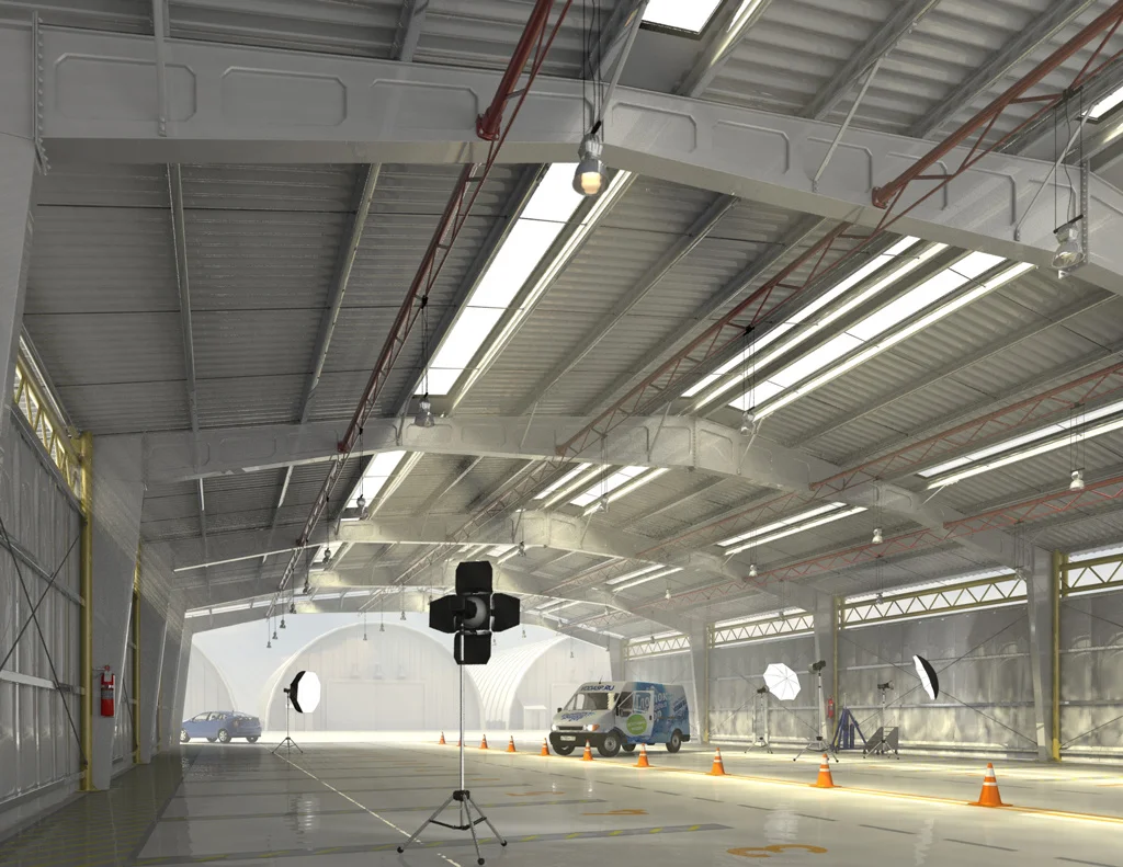 ONE-STOP Service Prefab Aircraft Storage Hangar Prefabricated Steel Hangar , Steel Structure Metal Building Hangar Warehouse
