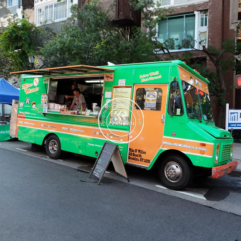 Promotion Price OEM ODM Electric Food Truck Big Capacity Mobile Kitchen Burger BBQ Food Caravan For Sale