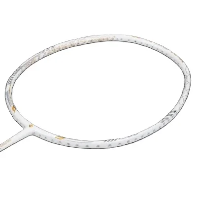 Badminton Racket NF700 White Professional Badminton Racket Set NANOFLARE Series All-carbon Custom Pounds