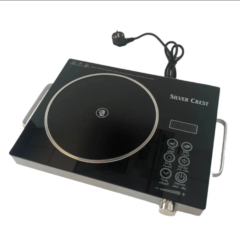 Silver crest 3500W electric ceramic stove cooker single burner LED smart hot pot BBQ stove with timer ceramic induction cooker