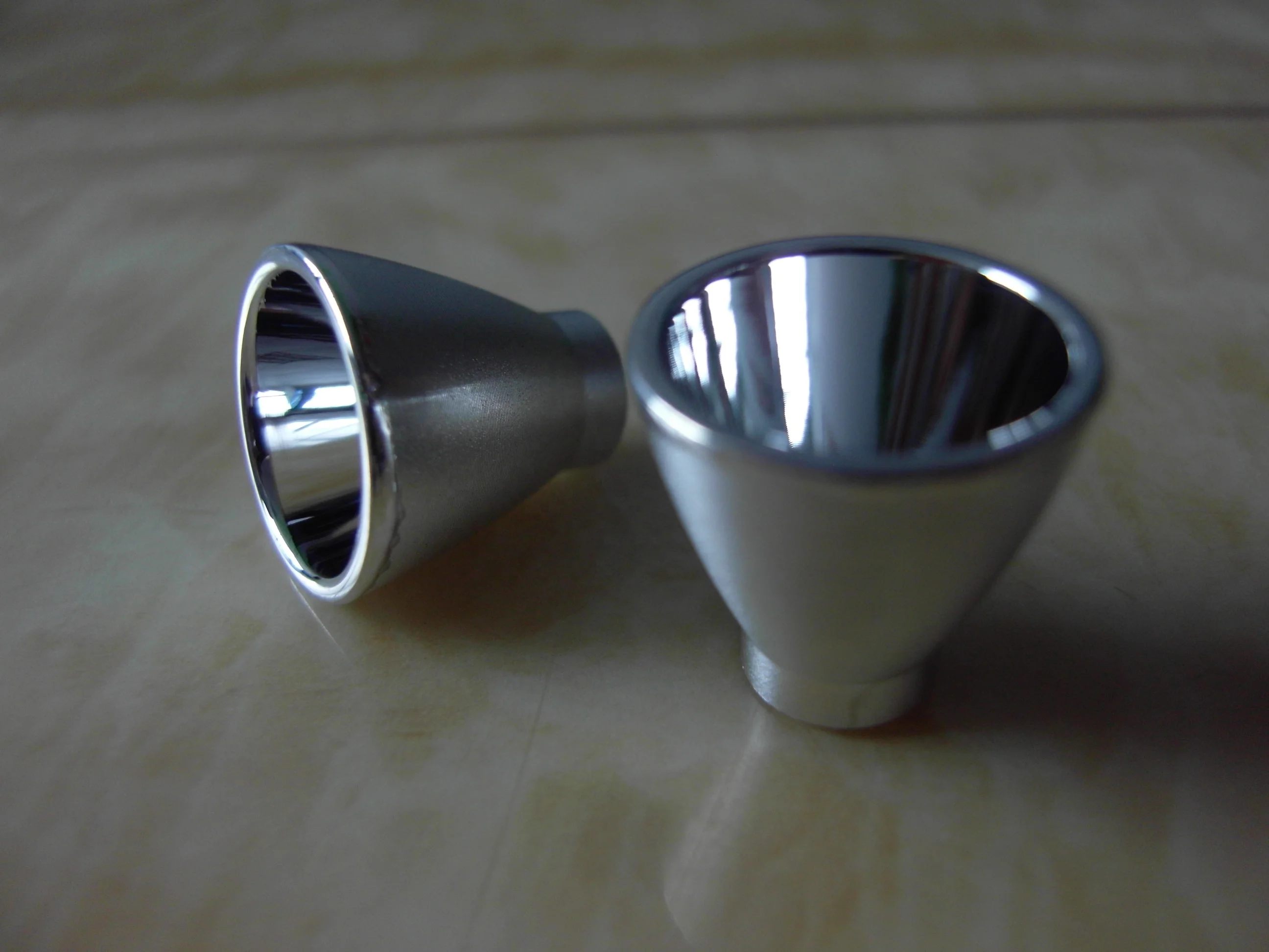 Optical reflective cover 25mm  lamp Cup spinning production reflective cover LED reflective cup lamp Cup