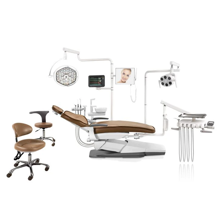 Popular in high-end clinics For lefty dental chair unit dentist chair luxury dental chairs unit price