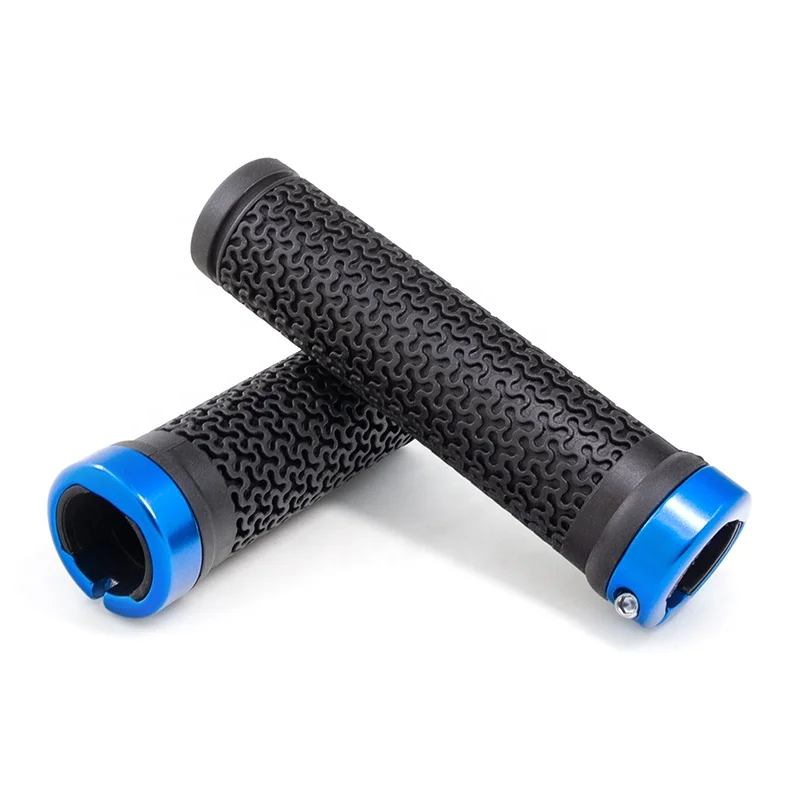 XH-G104BL manufacturer sale wholesale bicycle parts accessories oem comfortable rubber  bike handlebar grip