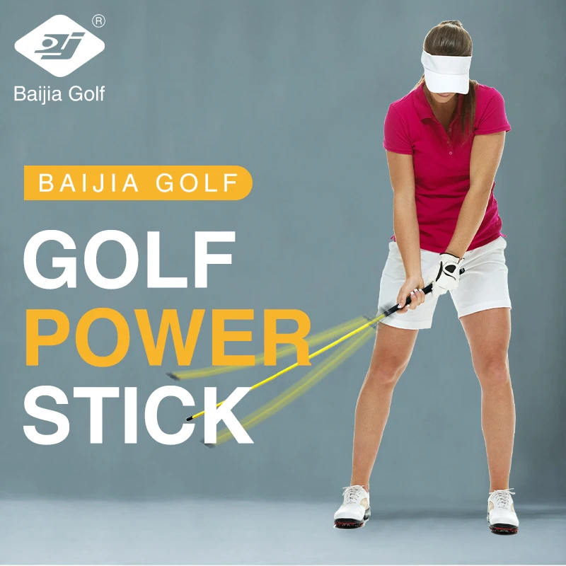 Factory Manufacturing Golf  Power Stick Swing Training Aid Rod Golf Turn Trainer For  Golf Swing Posture Practice BaiJia
