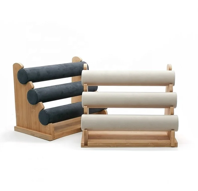 Органайзер для ювелирных изделий бархатный футляр подставка лоток хранения браслет часы подвеска ожерелье демонстрационная