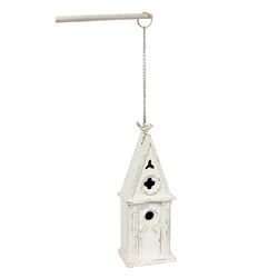 Ручная работа, потертый шикарный винтажный садовый декор, деревянный птичий домик