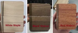 Elegant Book Lamp Mini Wooden Cover Folding LED Book Light