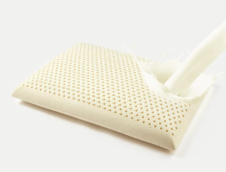Factory Wholesale High Quality Breathable Elastic Pure Natural Latex Pillow