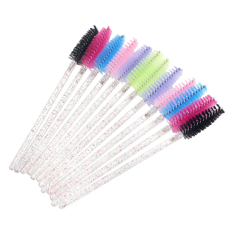Hottest Nylon Disposable Mascara Wands Eye Lash Applicator Makeup Tools eyelash brush tube