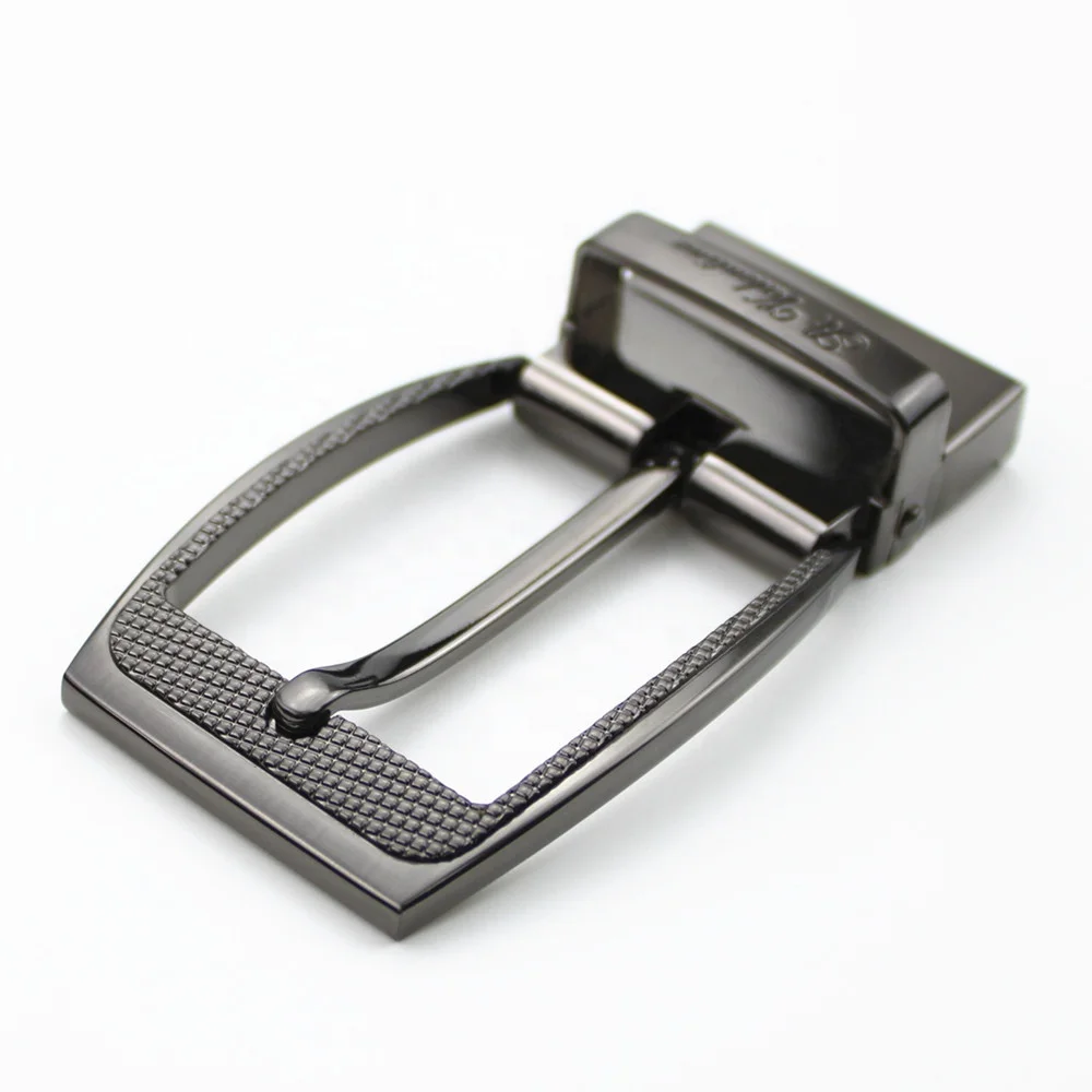 custom high quality metal reversible belt buckle for man