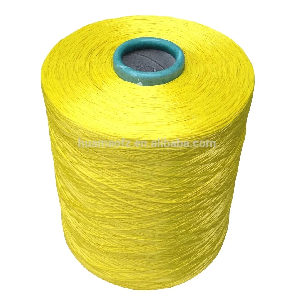 PP twisted yarn 1000D 60-150TPM colour fdy high strength high toughness