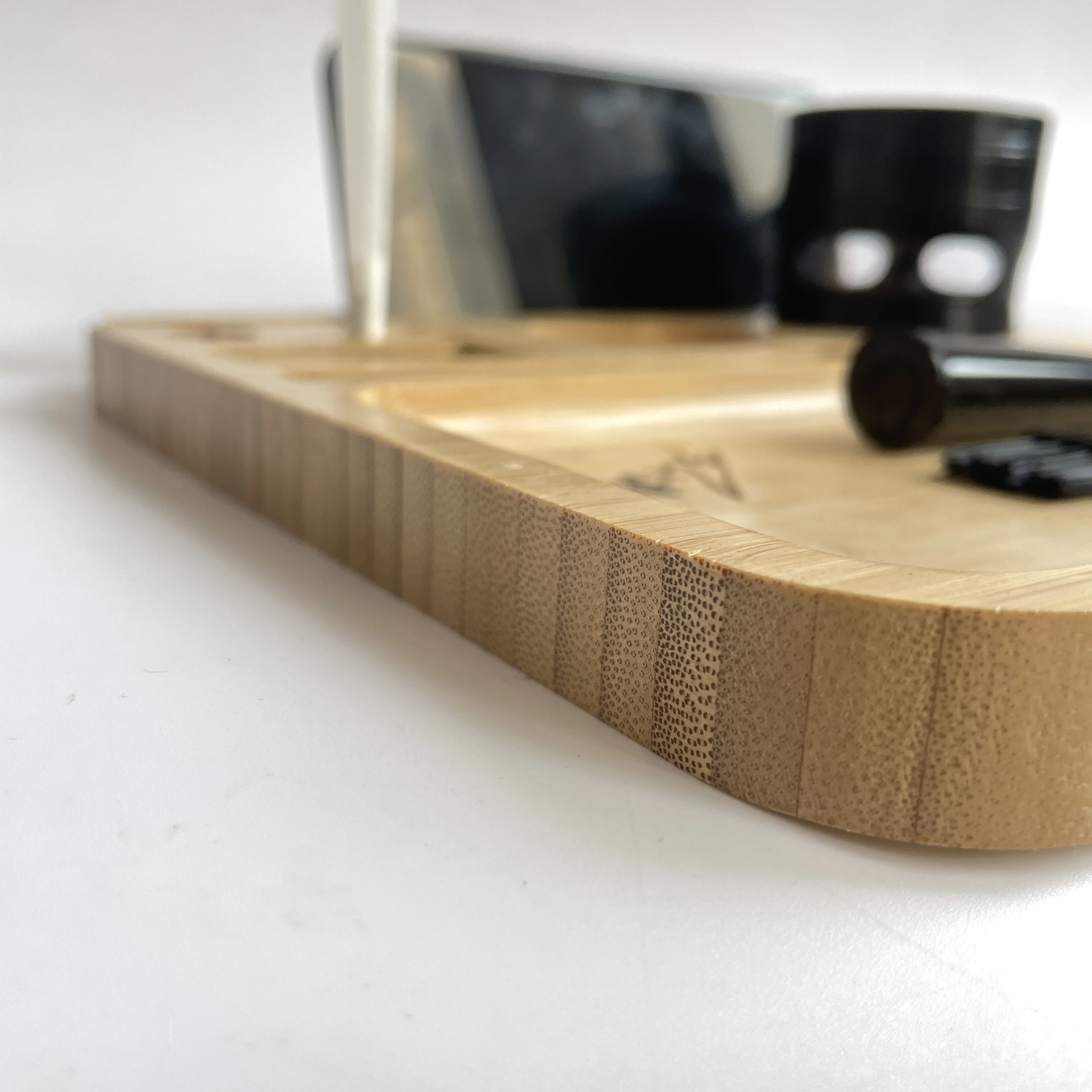 Wholesale bamboo rolling tray custom logo wooden cigarette rolling tray Hand-made multi-purpose tray