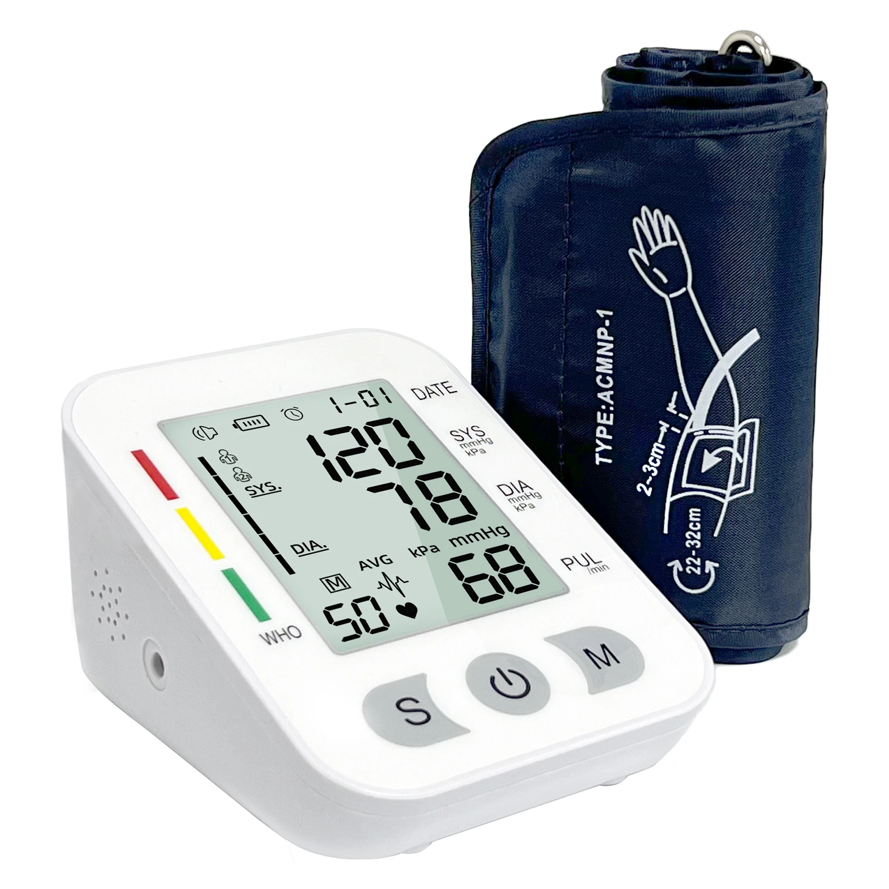 Upper Arm Bp Monitor  Smart Sphygmomanometer Automatic Bp Machine Digital BP Monitor Smart Upper Arm Blood Pressure Monitor