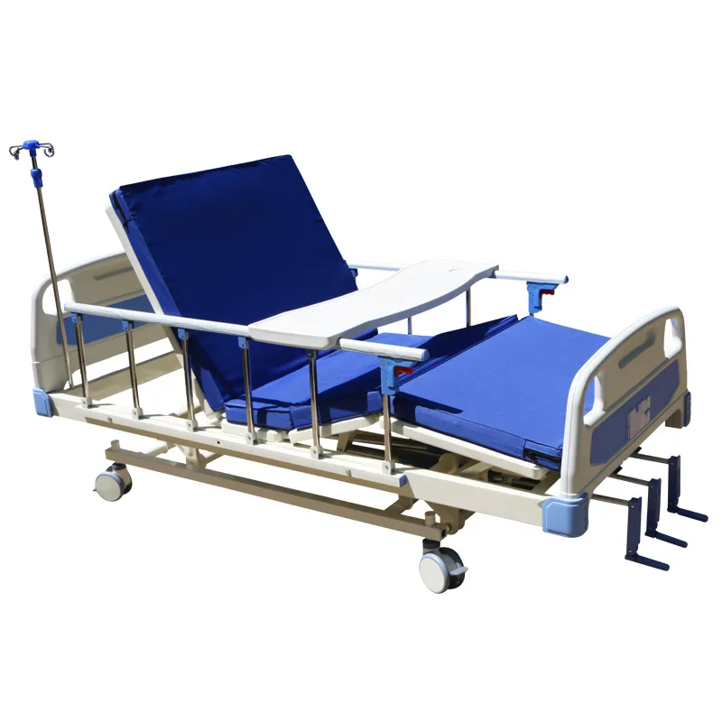 Easycare Good Price Hospital Equipment Three Functions Adjustable 3 Crank Manual Metal Homecare Hospital Nursing bed