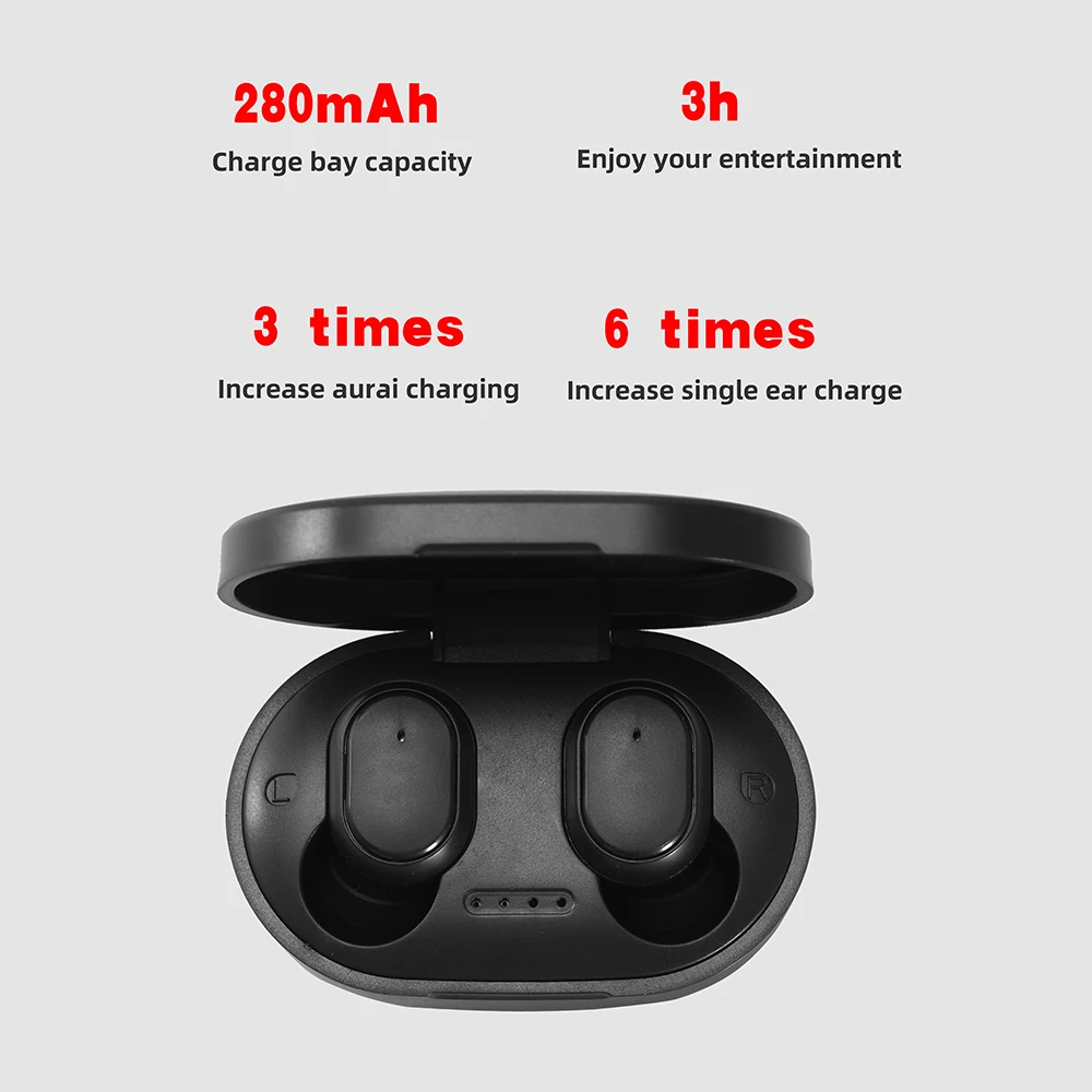 Tws Earphones a6s pro sport in-ear mini oem earbuds BT Headsets 5.0 tws ear buds a6s tws custom earbuds wireless for xiaomi