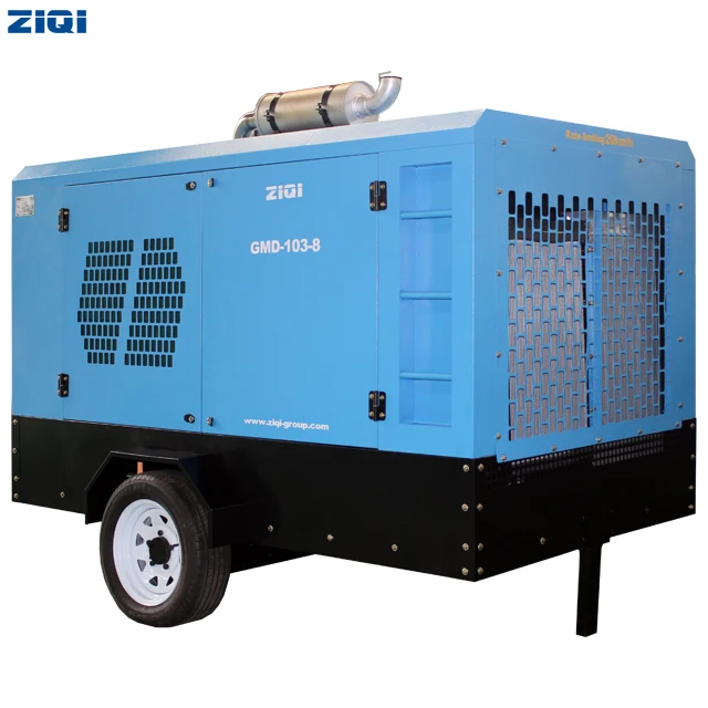 8bar portable diesel  air compressor high quality