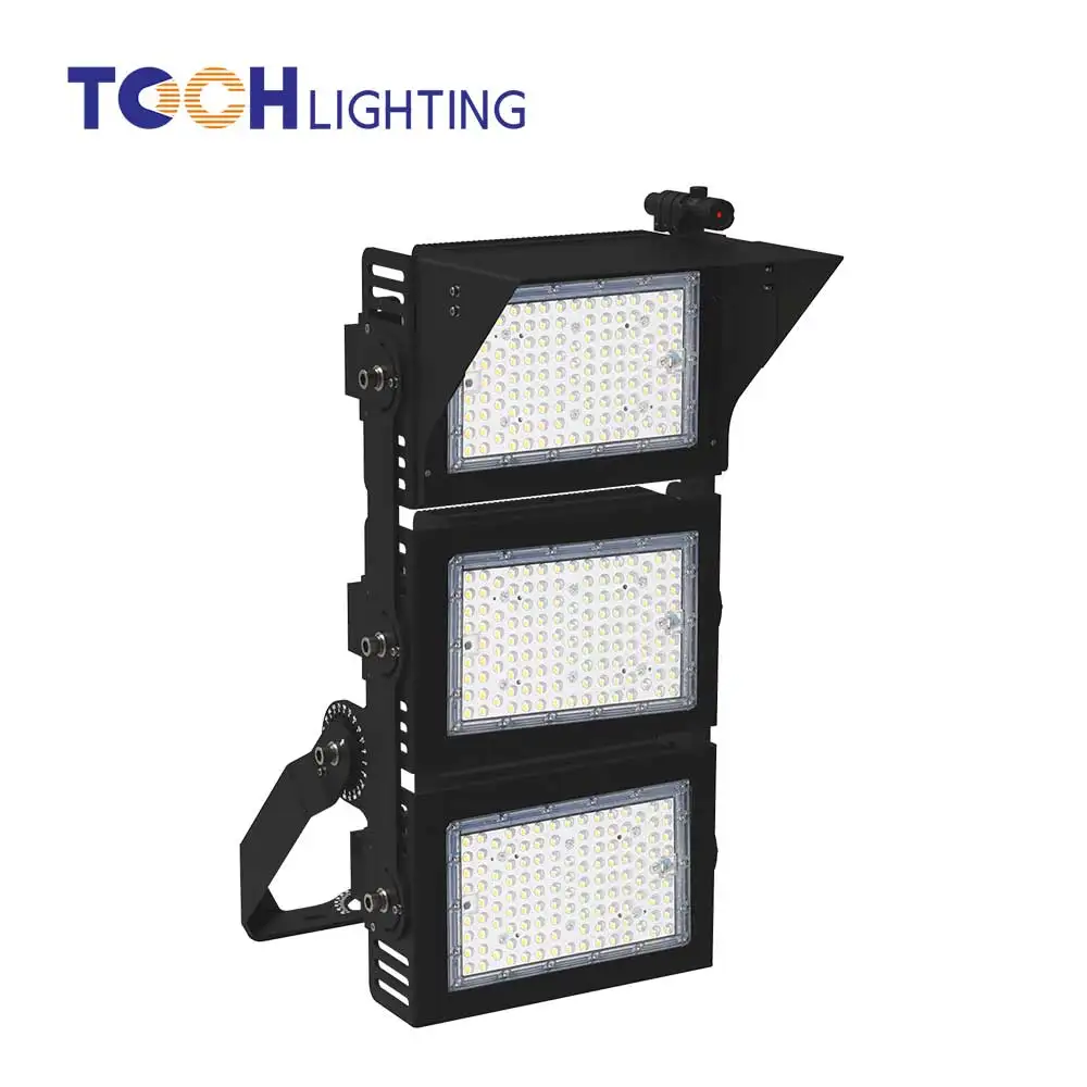 Modular Type Flood Light 1000W LED Parking Apron 400w Stadium Lighting Outdoor 90deg Waterproof IP66 CE Rohsapproved