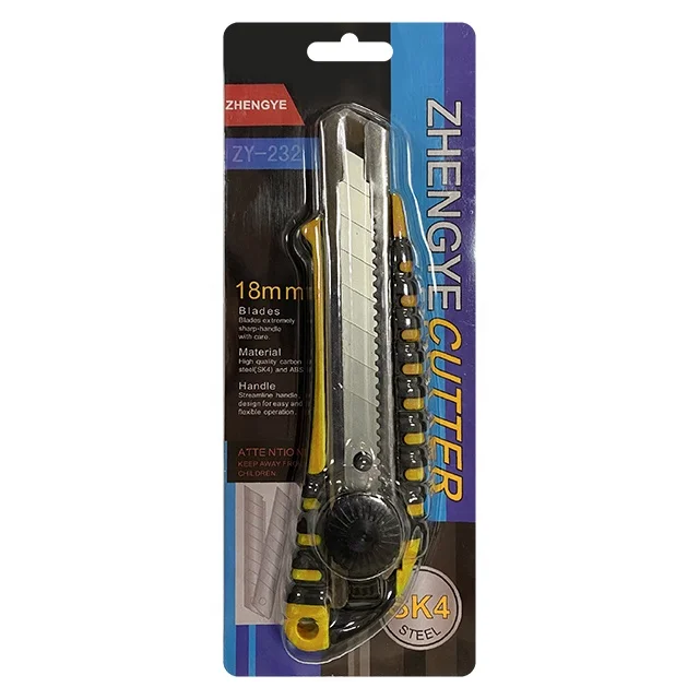 
Retractable 18mm sharp blades utility knife cutter blades for letter openers 