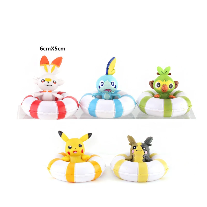 Anime Doll Cross Dressing Bika Pocket Monster Fire Dragon Figurine Decoration Wholesale