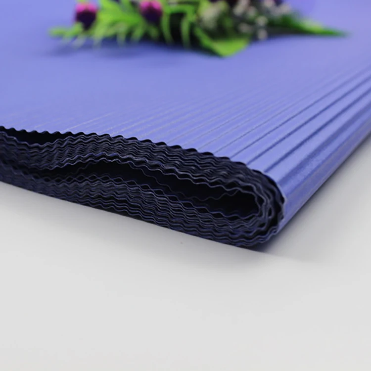Flower packaging solid color corrugated paper new plain paper monochrome bouquet wrapping paper corrugated packaging