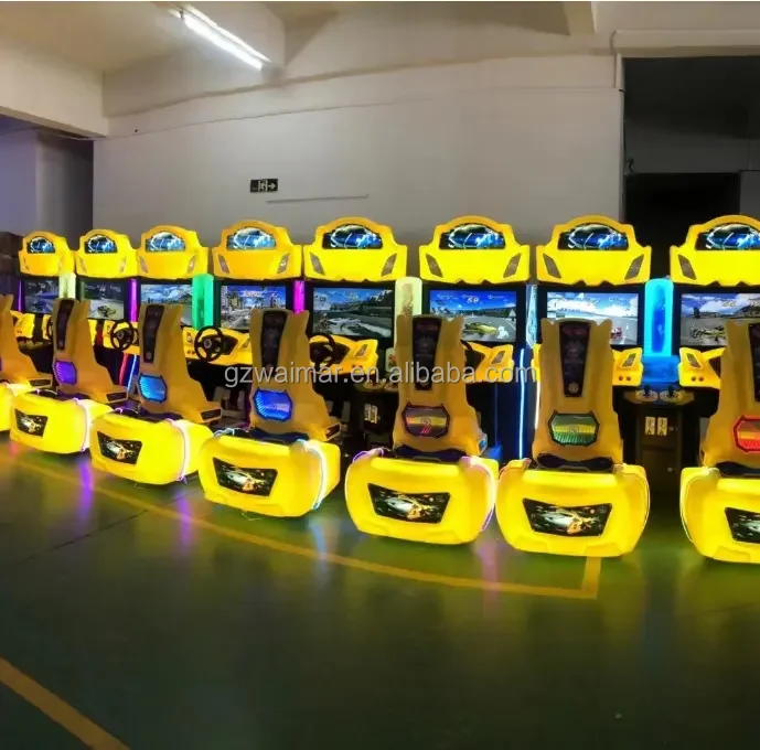 Новый супер автомобиль Крытый детский гоночный с монетоприемным управлением спортивный аркадный видеоигровой автомат для продажи