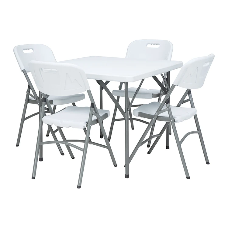 Square Table Plastic Coffee Marble Stone Side Wood Modern Folding Cocktail Dining Restaurant Wedding Outdoor Waterproof White