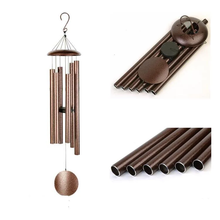 NatureMelody LNC Aluminum Tube Tuned Music Wind Chimes Hanging Ornament Windbell