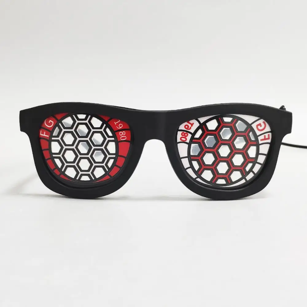 Модные светодиодные очки для рождественской вечеринки, низкая цена, светодиодные очки (62360844712)