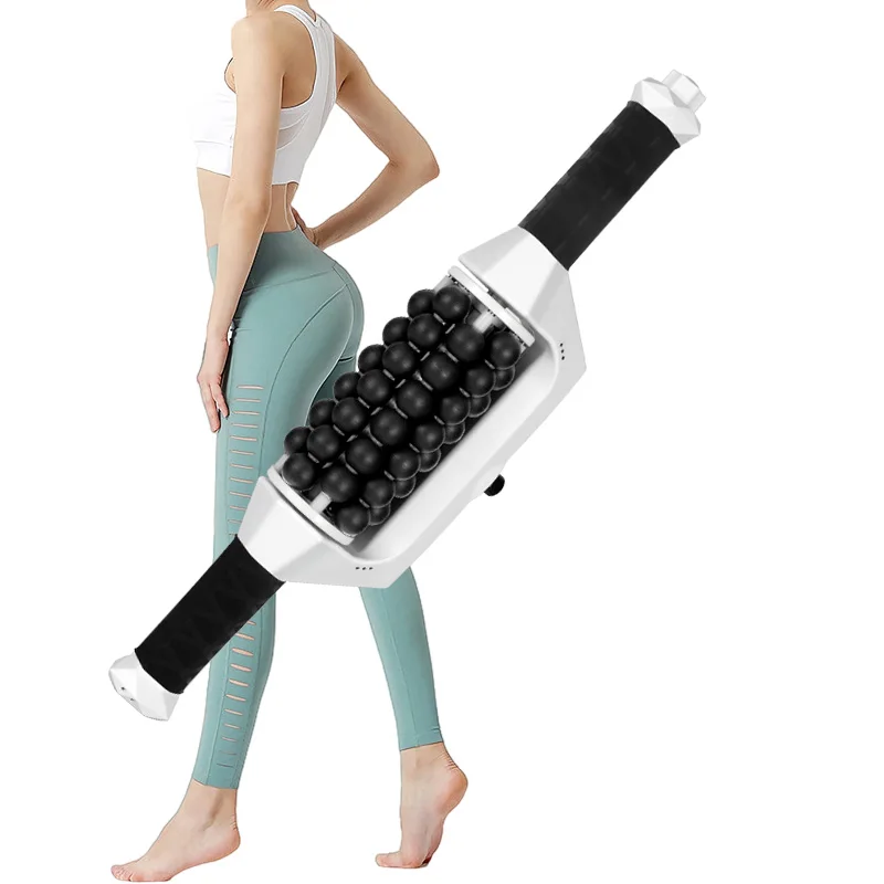 Handheld Electric Rotating Fitness Body Shaping Muscle Relaxation Anti-Fat Massager Roller