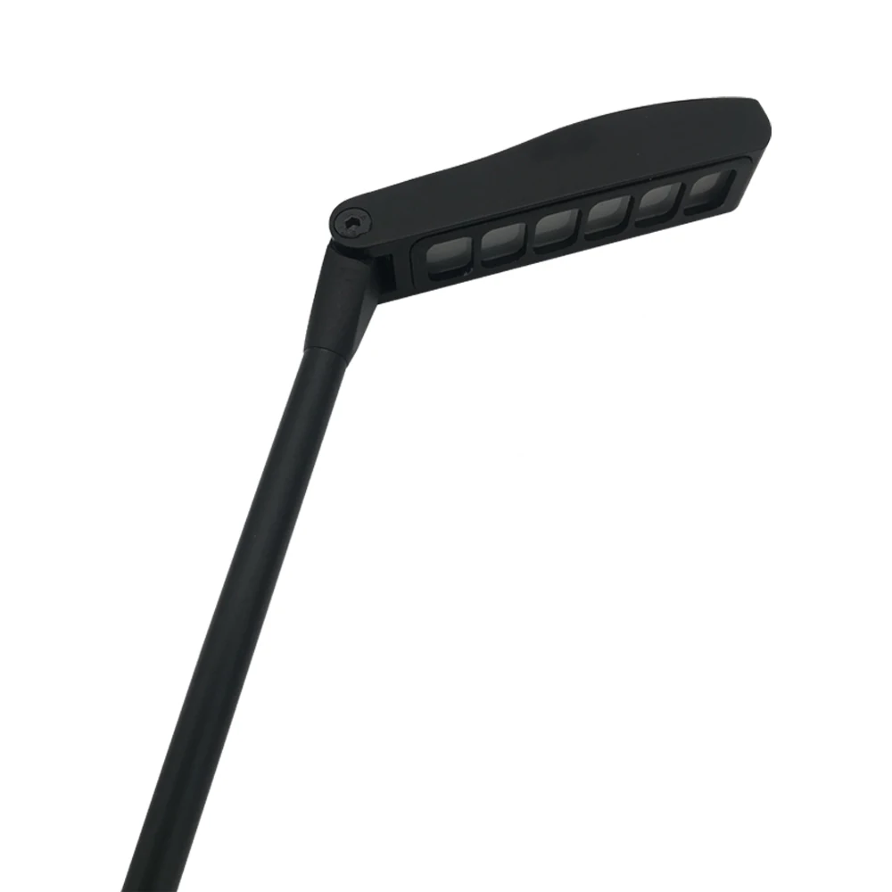 Good quality led mini standing spotlight 6*1w black jewelry furniture led display case light