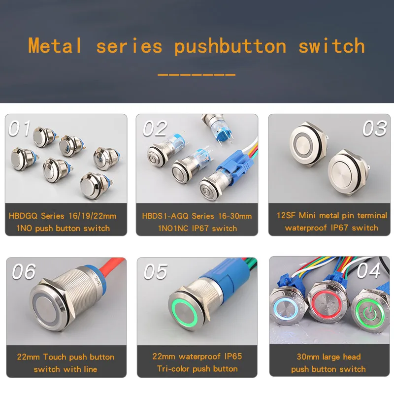 cdoe la38 series 22mm emergency stop ip65 push button latching switch round