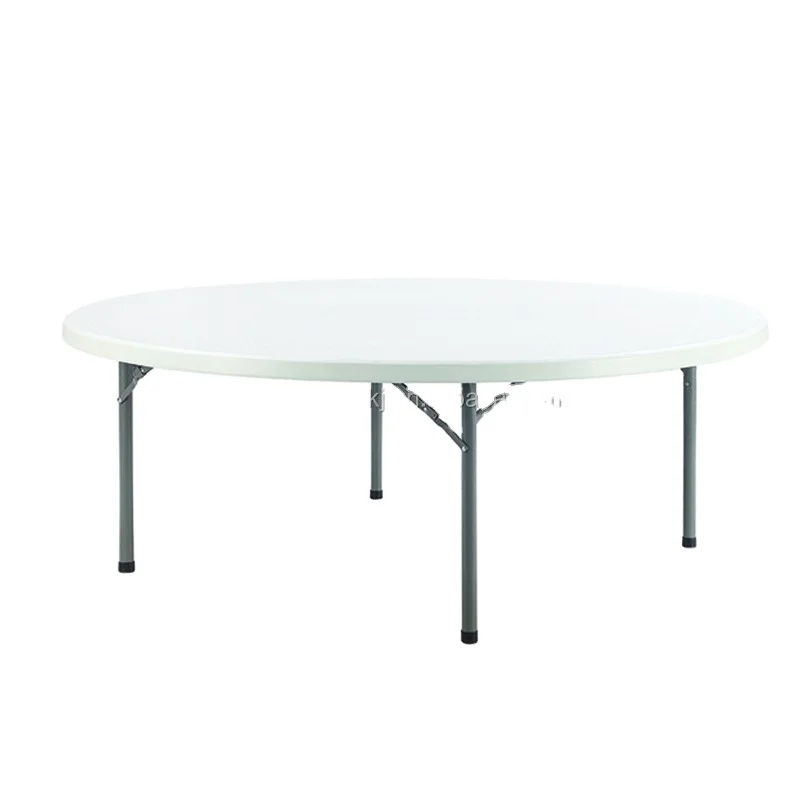 Multi-used round table for outdoor and indoor small size portable folding round table diameter 122cm easy carrying round table