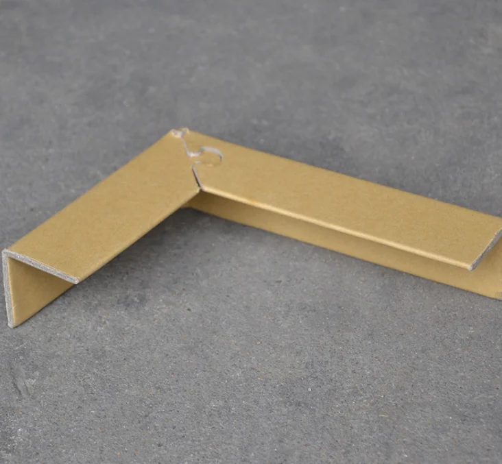ECO friendly L Shape Paper Brown Kraft Paper Edgeboard Paper Cardboard Corner Protector Edge Board Protection
