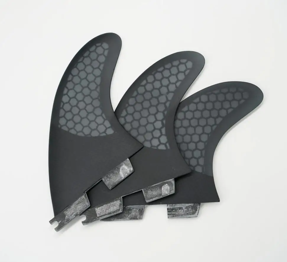 2024 производство, высококачественные плавники для серфинга, Китай, Подруливающее Устройство для серфинга, два типа II, полугарные соты, три плавника