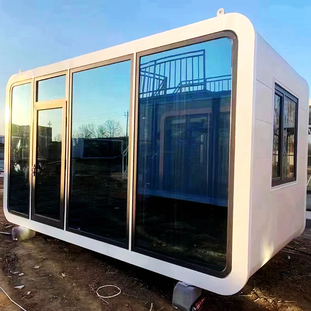 Newest Design Tiny House Villa Container 40Ft Hq Mobile Home Luxury Villa Capsule Hotel