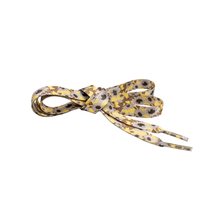 Laces Round Reflective Slanted Point White Shoelaces Polyester Elastic Shoelaces For Basketball Shoe