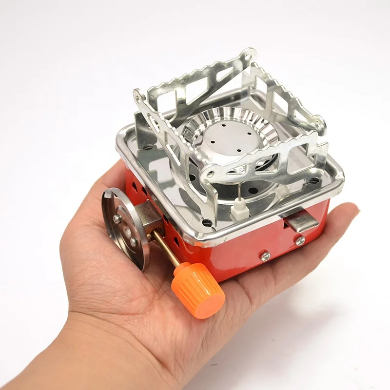 Portable Outdoor Mini Camping Gas Stovefor BBQ Picnic Cooking Survival Pocket Furnace Hiking Gas Stove