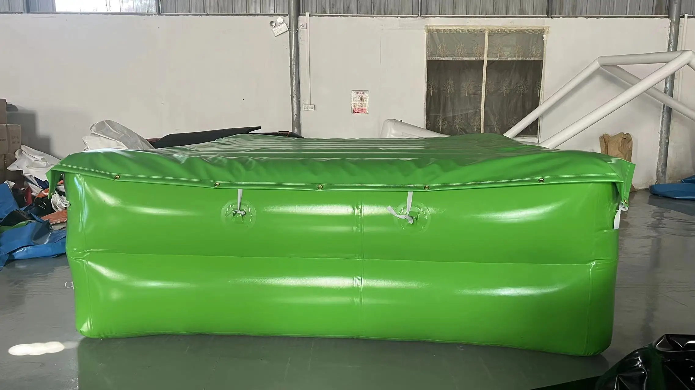 3*3M air tight firefighting inflatable rescue cushions/ safety air cushion with cover for athletics high jump competition