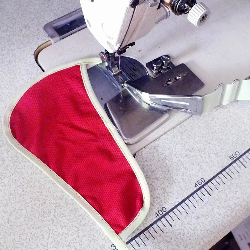 DY123 Sewing Machine Double Folder Clean Finish Top & Bottom Binding Binder Attachment Tape Binder Right Angle Bias Binder
