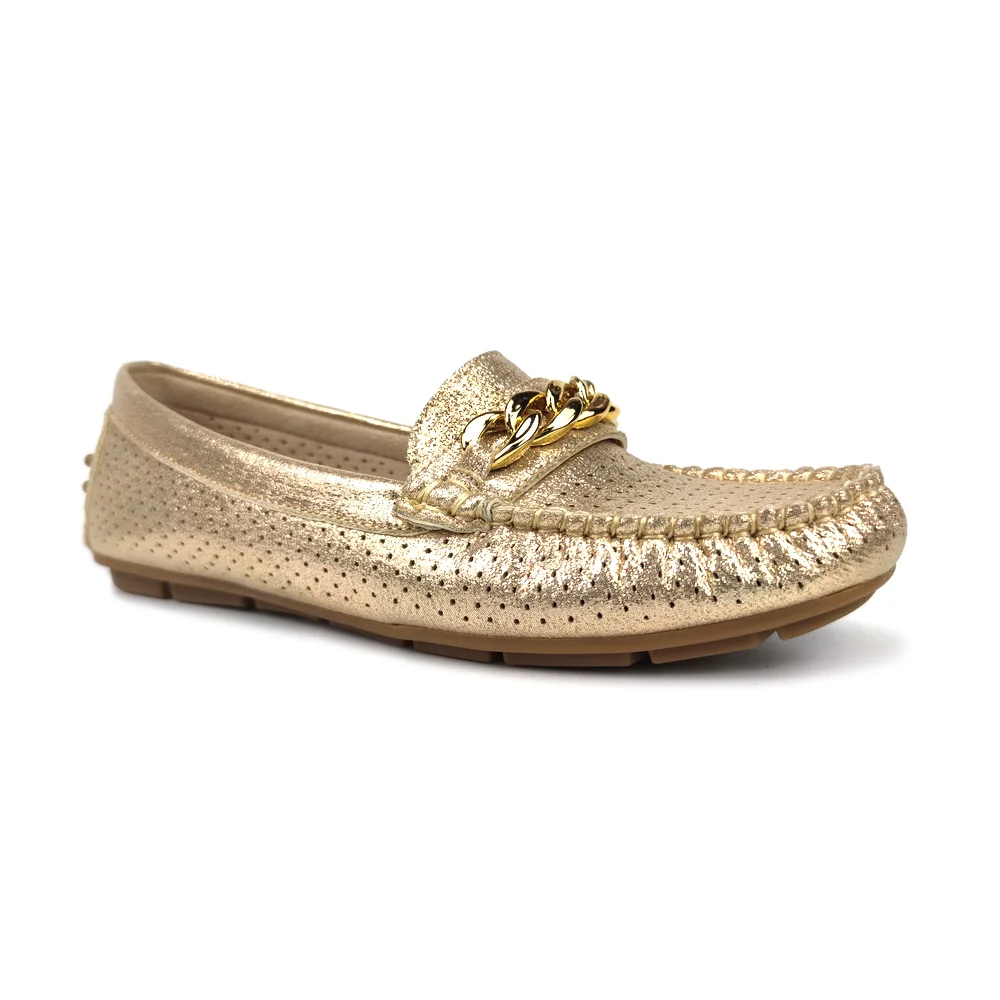 New style soft loafers Commuter moccasin ballet flats Buckles pointed toe outsole walking casual comfort shoes for women