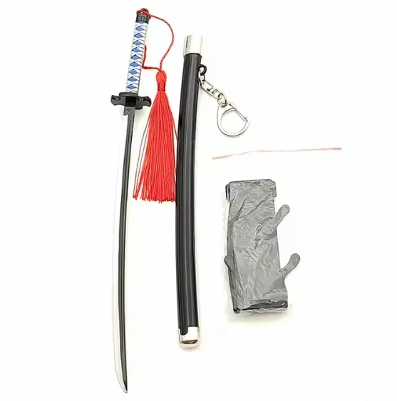 Manufacturer Toy Swords Katana  Mini Sword Keychain Anime Keychain Metal Sword