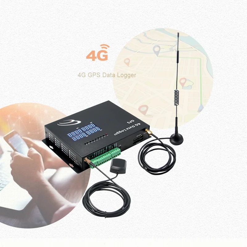 High sensitive Real Time gprs Multipoint 4g gps Data Logger alarm system gprs