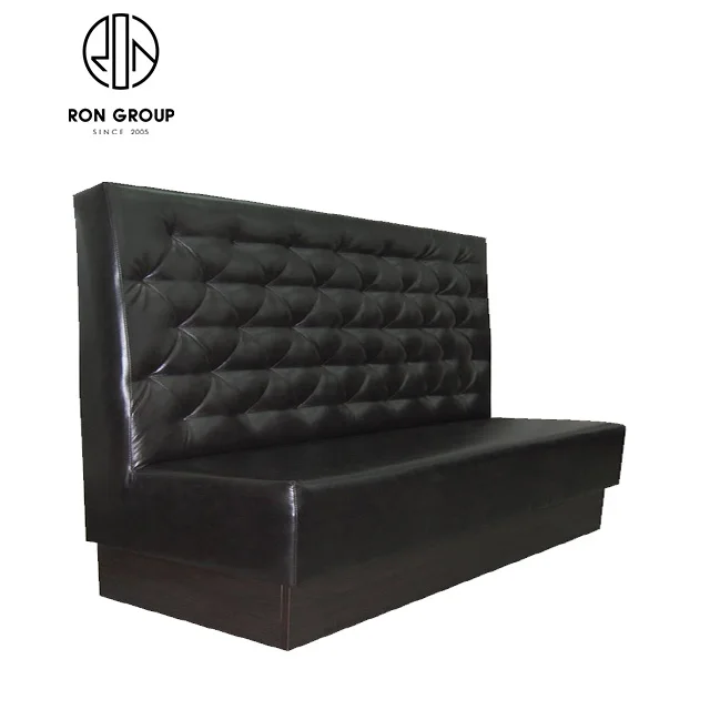 Custom cafe furniture single sided restaurant sofa booth seating