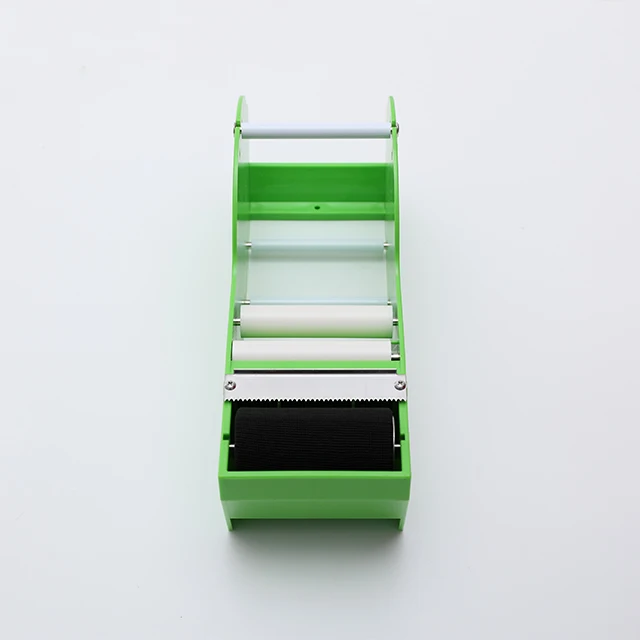 Green Color Wet-Water Water Activated Tape Dispenser Easily Kraft Gummed Tape Desktop Dispenser Machine for Box Sealing